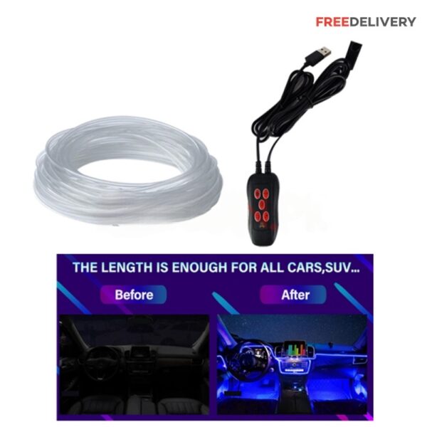 Car interior cold ambiant light led strips