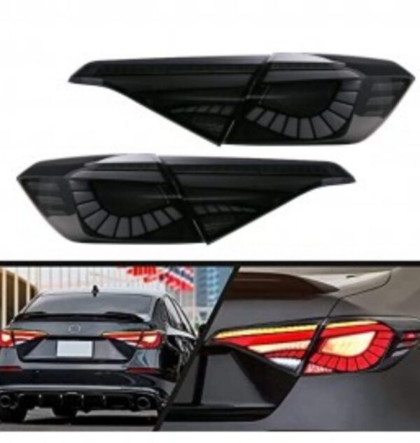 HONDA CIVIC 2022 23 SNAKE TAIL LIGHT SMOKE