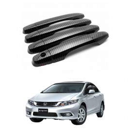 Honda city 2009-19 carbon fiber door handle cover