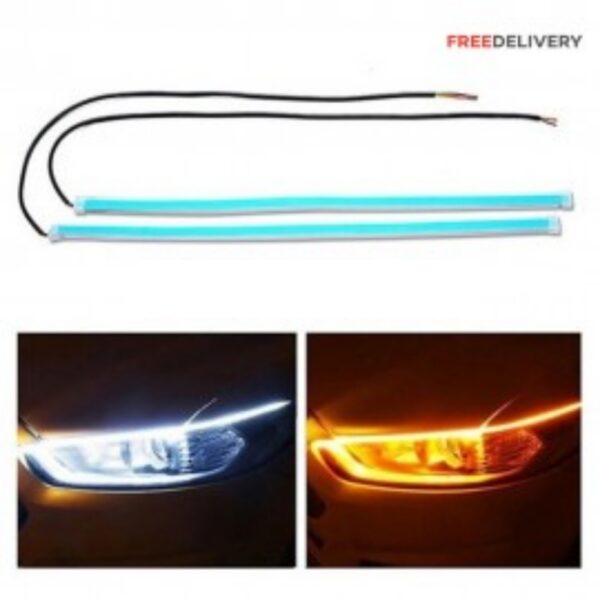 LED DRL HEADLIGHT STRIPS FLEXIBLE 24INCH