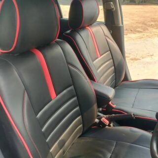 SUZUKI CULTUS SEAT COVER - BLACK & RED