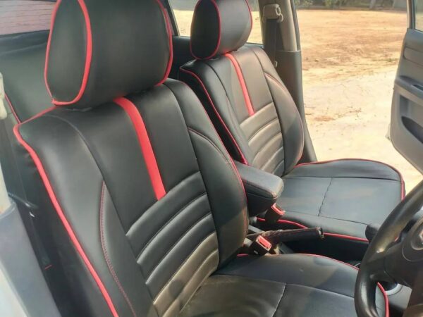 SUZUKI CULTUS SEAT COVER - BLACK & RED