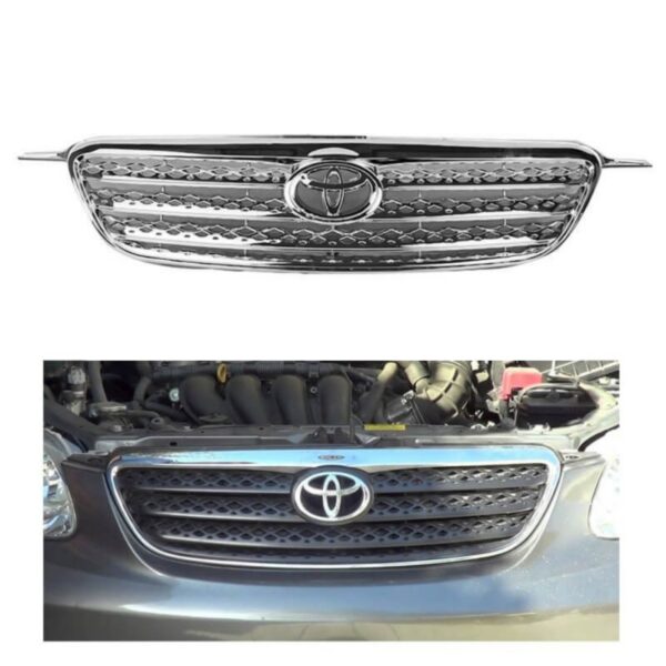 TOYOTA COROLLA 2003-08 FRONT MESH GRILL CHROME