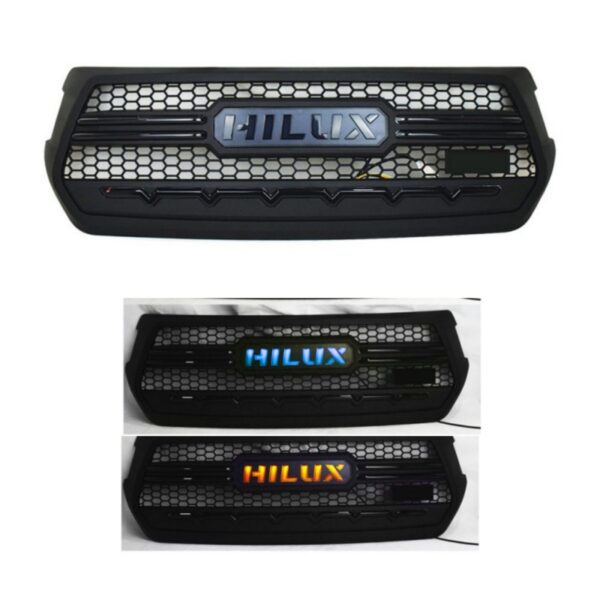 TOYOTA HILUX REVO FRONT LED RD GRILL WITH HILUX LOGO