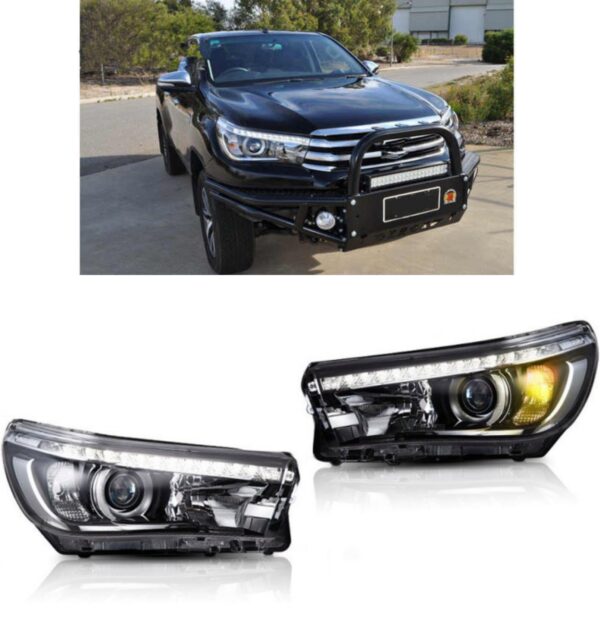 TOYOTA HILUX REVO LED HEADLIGHTS 2016-19